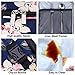 Leakproof Insulated Reusable Cooler Lunch Bag - Durable Compact Office Work School Lunch Box with Multi-Pockets & Detachable Buckle Handle for Women,Men and Kids-Big Blue Peony