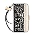 WWW iPhone 8 Case, iPhone 7 Case, [ Mirror Series] RFID-Resisting PU Leather Case Kickstand Flip Case with Card Slots and Mirror for iPhone 7/8 (4.7 Inch) Black