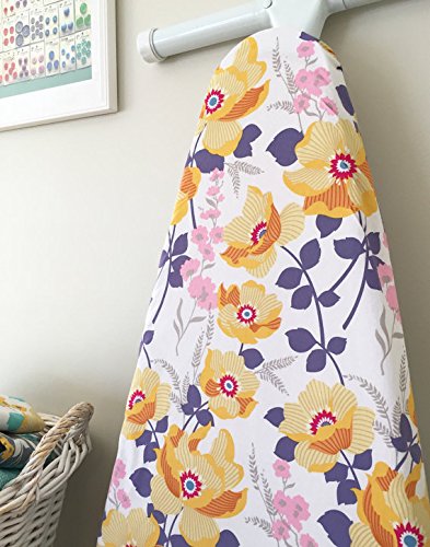 Ironing Board Cover - Monarch Floral Slate
