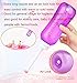 Travel Bidet iBzera Portable Handheld Bidet Bottle - Bathroom Toilet Bidet Cleaner Bottom Spray Wiper Personal Hygiene Refresher Peri Bottle for Home Hotel Office Vacation (17oz / 500ml) (Violet+)