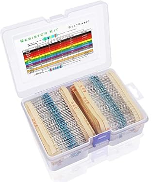 Kit de resistencias de 130 valores, resistencias variadas del 1 %, resistencias 1 Ohm-3 M