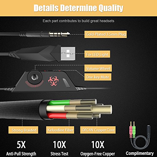 5 BENGOO+V+4+Controller+Cancelling+Headphones