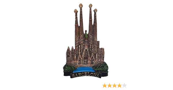 Weekinglo Souvenir Imán de Nevera Sagrada Familia Barcelona ...