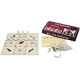 Medieval Fox and Geese Game - Cloth Board and Wooden Pieces - Historical Games - Medieval Board Games