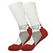 Tdeal 4 Pack Men's Sport Crew Sock Basketball Cushioned Dri-Fit Athletic Compression Socks