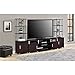 Ameriwood Home Carson Audio Stand, Cherry/Black