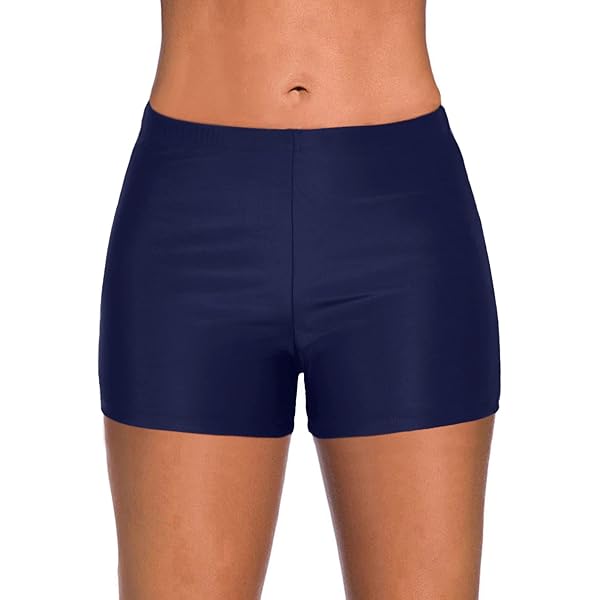 Anne Cole Women's Solid Rock Skirted Bikini Swim Bottom - Classic Coverage Swimsuit With Built-in Skirt