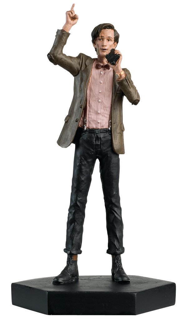 Doctor Who Figurine Collection - Figure #1 - 11th Doctor Who Matt Smith - Hand Painted 1:21 Scale Model - Collector Boxed