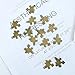 Monrocco 100Pcs Big Puzzle Pieces Charms Pendant Jewelry Findings for Jewelry Making Necklace Bracelet DIY, Antique Bronze