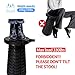 Vozada Portable Telescoping Stool Folding Camping Stool Seat for Fishing Hiking Traveling Outdoor Activities (Black)thumb 4