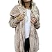 KESEE Swearter for Women Womens Long Hoodies Coat Cardigan Outwear with Procket Winter Warm Loose Jacket White