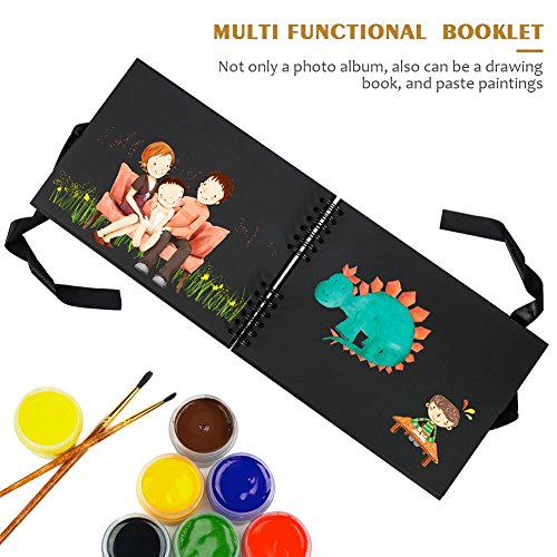 image for Scrapbook Photo Album, ZOTO Self Adhesive DIY Scrapbooking Kit with 80