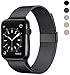 MOUKOU Replacement Band Compatible with Apple Watch Bands 42mm 44mm, Adjustable Stainless Steel Mesh Loop Band for iWatch Series 5/4/3/2/1