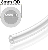 TAILONZ PNEUMATIC 8mm PU Air Tubing 10m Flexible 1 MPa Working Temp -20 to 80C view 2