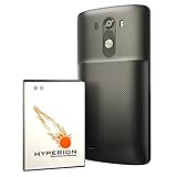 LG G3 Extended Battery. Hyperion 6000mAh Extended Battery and Back Cover for the LG G3 (Compatible all US and International Versions and Carriers)2 Yr NO HASSLE Warranty - BLACK