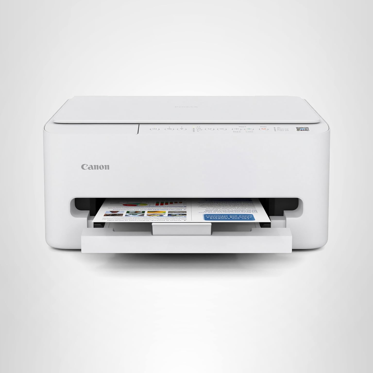 Canon PIXMA TS4320 Wireless Color Inkjet Printer for Duplex Printing, White – Cost Efficient Home Printer with Copier/Scanner, Compact Design, Easy Setup, 1 Year Limited Warranty