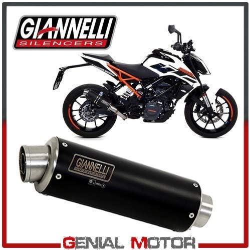 73590XP Exhaust Muffler Giannelli Black Stainless Steel X-Pro DUKE 390 2017 > 2019