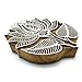 ibaexports Handcarved Lotus Printing Block Wood Block Texile Stamp Block Print