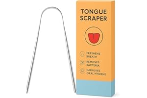 Stainless Steel Tongue Scraper for Fresh Breath and Oral Hygiene