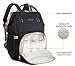 Dilline PREMIUM Diaper Bag Multi-Function Waterproof Travel Backpack for Girl & Boy, Maternity Nappy Organizer with Changing Pad & Insulated Pockets, Large Capacity, Durable and Stylish (Black)