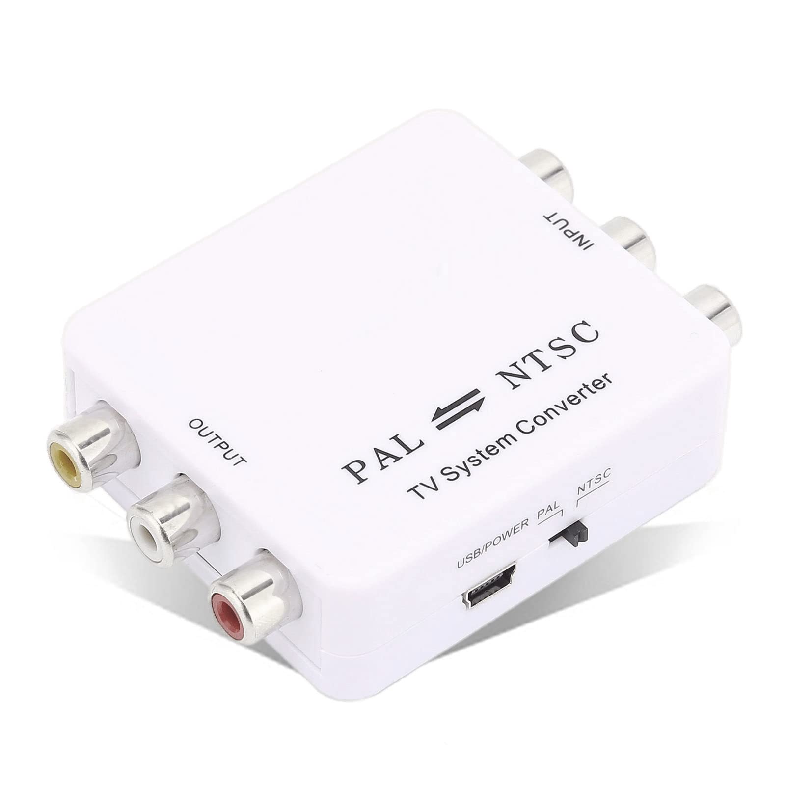 Photo 1 of Mini PAL to NTSC Converter PAL NTSC Mutual Conversion Converter Adapter for Most DVD Players/recorders, camcorders, VCRs, Video Monitors and Various TV Systems