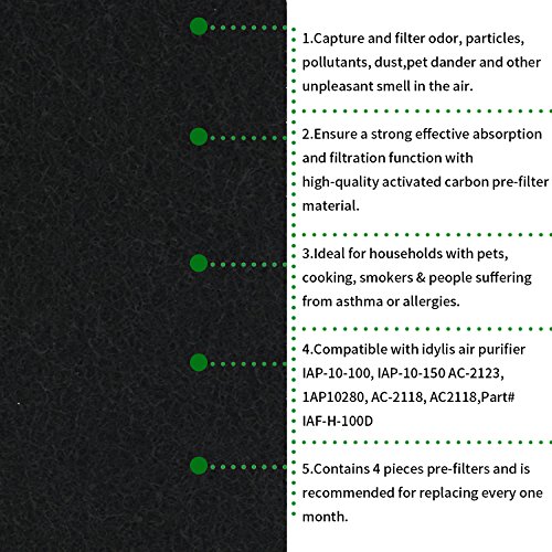 Seal Supply Carbon Pre-Filter For Idylis D – Fits AC-2118, AC2123, IAF-H-100D