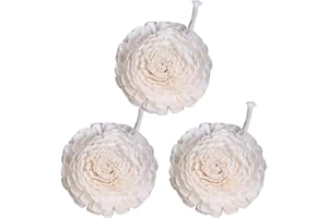 ccHuDE 3 Pcs Perfume Diffuser Flower Heads Aromatherapy Replacement Diffuser Fragrance Flower Diffuser Scented Decorative Diffuser Essential Oil Aroma Diffuser Sticks with Rope for Home Decoration
