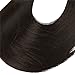 SARLA Clip in Half Wig Dark Brown Synthetic U part Long Loose Wave Thick Full Head Hair Extensions Hairpiece Hair Piece For Women None Lace Front Wigs Japan Kanekalon High Tempareture Fiber 30