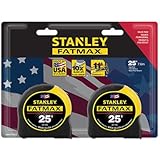 Stanley Consumer Tools FMHT74038 25' Fatmax Tape Measure (2 Pack)