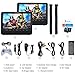 10.5'' Dual Screen DVD Player for Car Headrest Portable DVD Player with Games for Kids, SD/USB Slot (Black)
