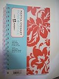 Martha Stewart Home OfficeTM with AveryTM Notebook, Red Damask, 5-1/2
