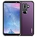 J&D Case Compatible for Galaxy J8 Case, Heavy Duty Dual Layer Hybrid Shock Proof Protective Rugged Bumper Case for Samsung Galaxy J8 Case, Purple