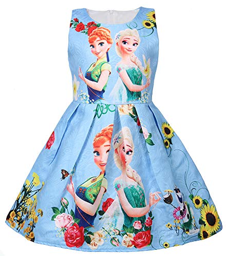 Anna And Elsa Dress - WNQY Princess Elsa Role Play Costume