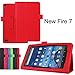 Fire 7 5th Generation Case,Mama Mouth PU Leather Folio 2-folding Stand Cover with Stylus Holder for 7