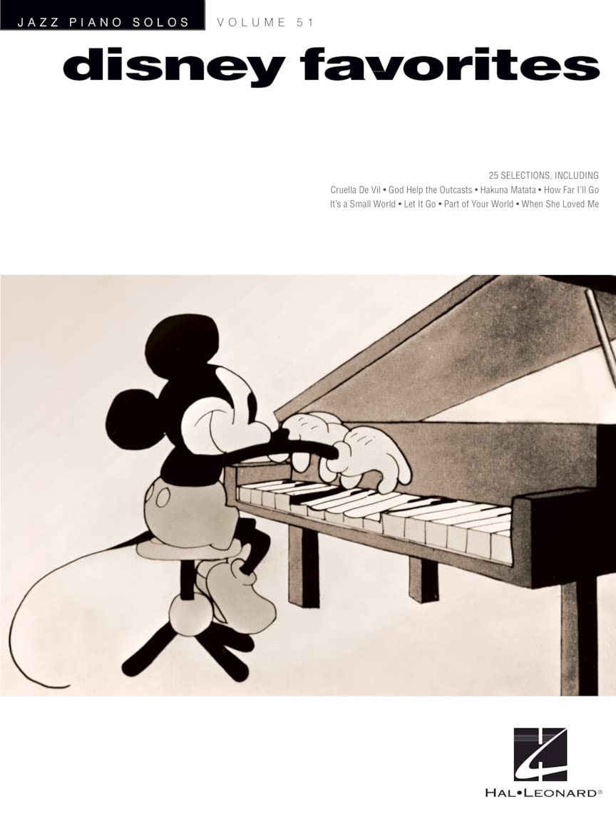 Disney Favorites: Jazz Piano Solos Series Volume 51: Volume 51 - 25 Selections