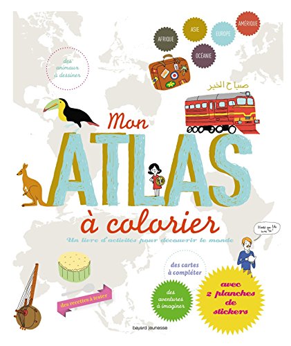 Mon atlas à colorier