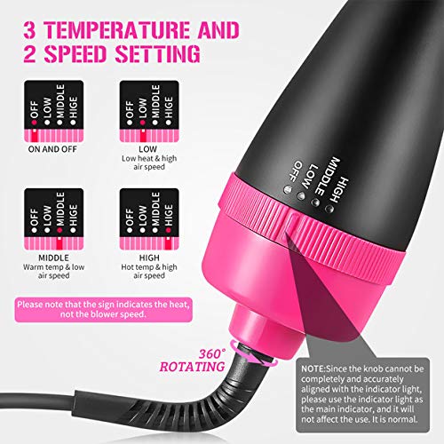 Bestidy Hair Dryer Brush, One Step Hair Dryer & Volumizer 3-in-1 Dry & Straighten & Curl,Hair Dryer and Volumizer, Smooth Frizz with Ionic Technology for All Hair Types - Thumbnail 5