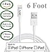 Cell Phone DIY [Apple MFi Certified] (Long 2 Meter / 6ft) Lightning to USB Charger and Data Sync Cable for iPhone, iPad and iPod - Heavy Duty Cord