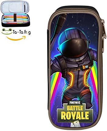 Custom For-tnite Astronaut Skin Dark Matter Kids 3D Printing Pencil Case Students Stationery Bags Pencil Holders Pen Bag