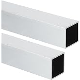 MECCANIXITY Aluminum Square Tubing 30x30x1x355.6mm 6063 Aluminum Tube 2pcs | Square Tube Seamless Structural Metal Profile Hardware for Construction DIY Home Decor Furniture
