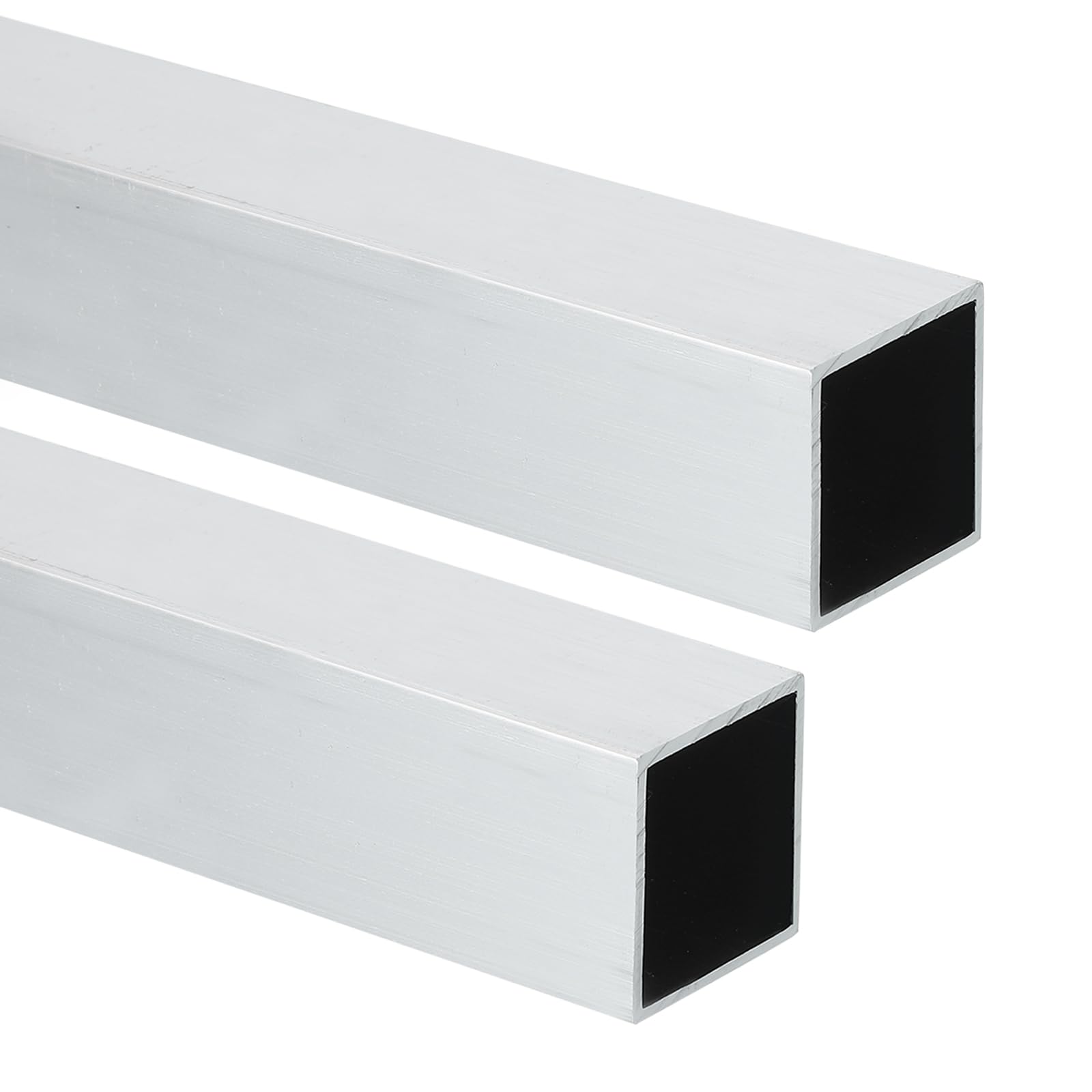 Photo 1 of MECCANIXITY Aluminum Square Tubing,1.18"x1.18"x14" Long 0.04" Wall Thick 6063 Aluminum Square Tube Seamless Structural Metal Profile Hardware for Construction DIY Home Decor Furniture 2pcs