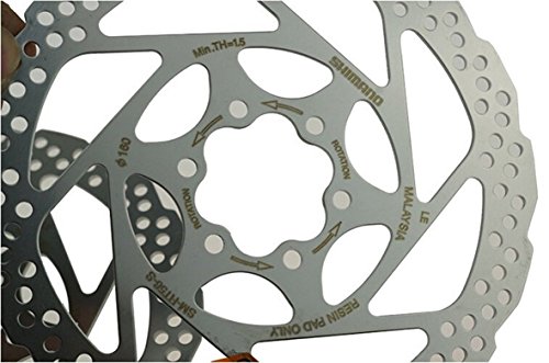 YAD Shimano 160mm Disc Brake Rotor SM-RT56-S Bicycle Rotors Stainless Steel with 6 Bolts (1pc) - Thumbnail 3