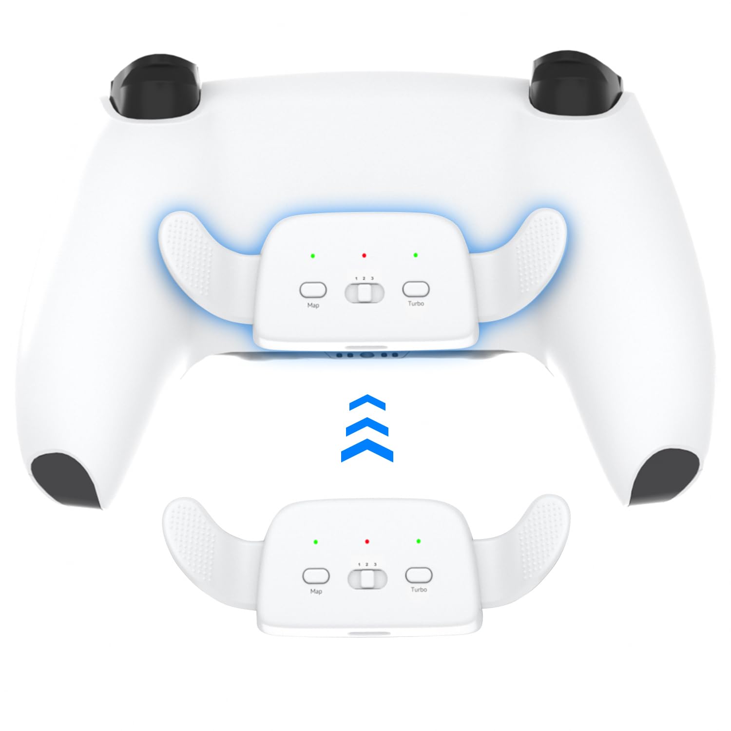 Kit Paddles Arrière Programmables Pour Manette - Boutons Remappables, Mode Rafale - Plug & Play