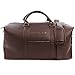 Weekender Bag, Haular Overnight Travel Carry-On Duffel Tote Holdall Bag [Brass Finishing] Canvas - Grey