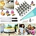 Cake Decorating Supplies Kit VIPorama 60pcs Set 1 Cake Turntable Stand 2 Icing Spatulas 24 Numbered Icing Tips 1 Cake Leveler 21 Pastry Bags 1 Cake Flower Nail and Lifter 1 Cake Pen 3 Scrapers