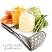 Elite Chef Potato Masher Slicer for Quick and Easy Lumpless Mashing
