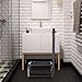 Giantex Step Stool with Handle, Medical Step Stool w/Handle and Non Skid Rubber Platform, 330 Lbs Load Capacity Heavy Duty Safety Step for Old People, Elderly Adults Black