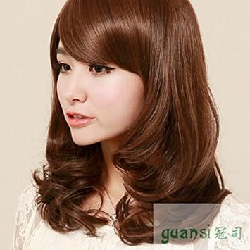 Amazon Com Girls With Long Hair Fluffy Wig Natural Short Curly