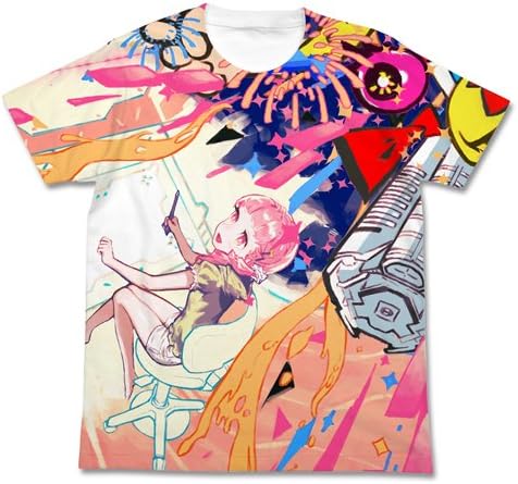 Amazon Pixiv祭 あさぎり フルグラフィックtシャツ ホワイト サイズ S アニメ 萌えグッズ 通販