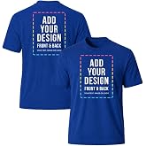Custom T-Shirts - Personalized, Customized Cotton Tees - Create Your Own with Photo, Text, Name or Logo for Men and Women